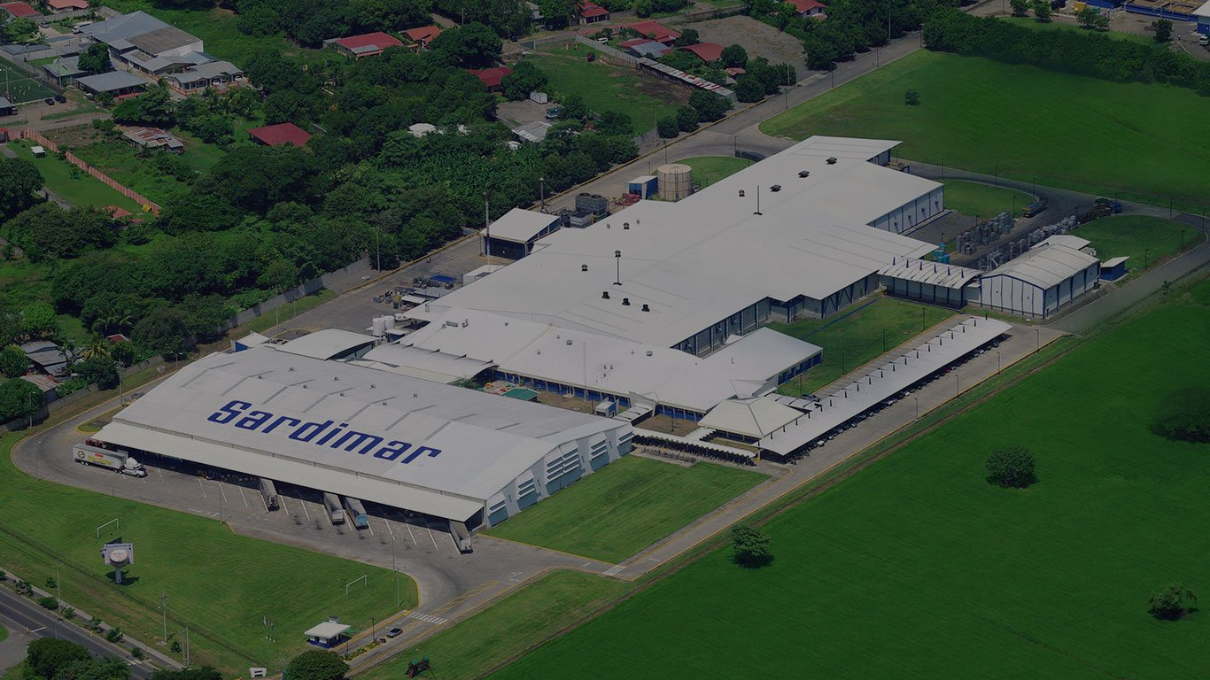 Aerial view of Alimentos Prosalud's facilities in Costa Rica